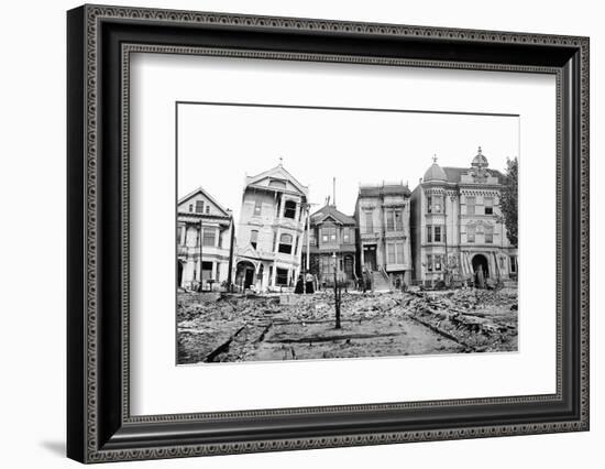 Personal Snapshot of Immediate Post-Earthquake San Francisco in 1906.-Kirn Vintage Stock-Framed Photographic Print