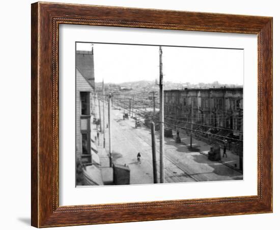 Personal Snapshot of Immediate Post-San Francisco Earthquake in 1906.-Kirn Vintage Stock-Framed Photographic Print