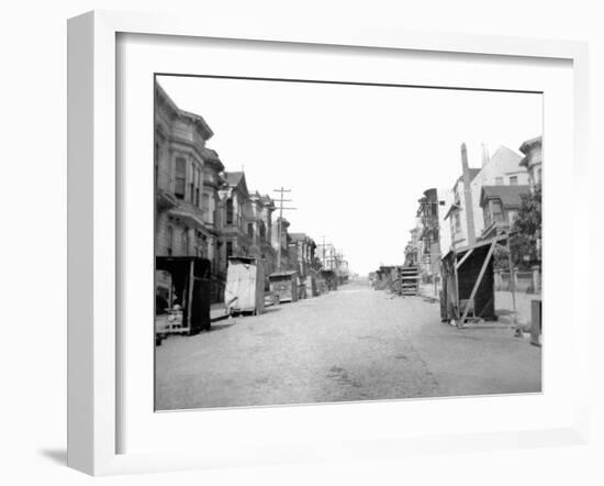 Personal Snapshot of Immediate Post-San Francisco Earthquake in 1906.-Kirn Vintage Stock-Framed Photographic Print