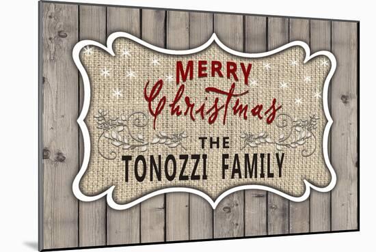 Personalized Christmas Sign V14-LightBoxJournal-Mounted Giclee Print