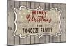 Personalized Christmas Sign V14-LightBoxJournal-Mounted Giclee Print