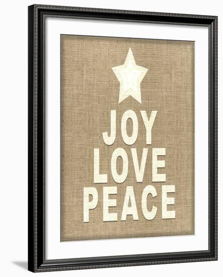 Personalized Christmas Sign V33 V3-LightBoxJournal-Framed Giclee Print