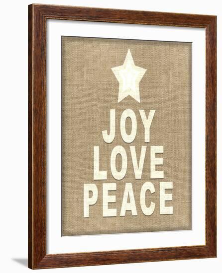 Personalized Christmas Sign V33 V3-LightBoxJournal-Framed Giclee Print