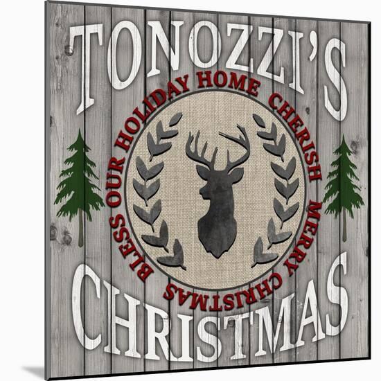 Personalized Christmas Sign V4-LightBoxJournal-Mounted Giclee Print