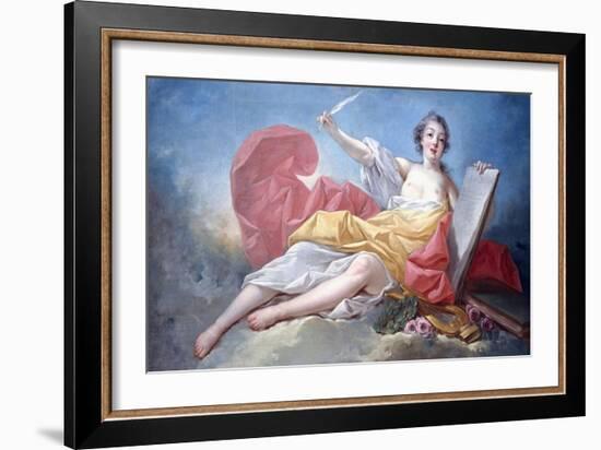 Personification of Literature-Jean-Honoré Fragonard-Framed Giclee Print