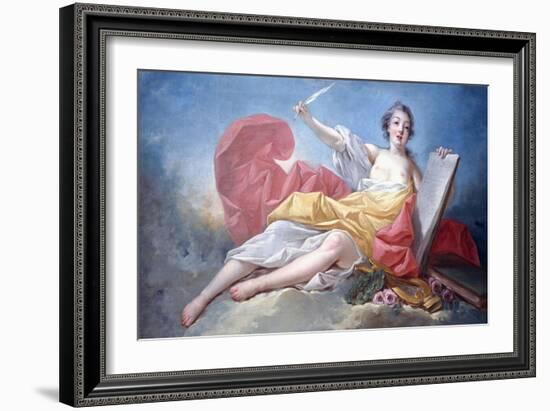 Personification of Literature-Jean-Honoré Fragonard-Framed Giclee Print