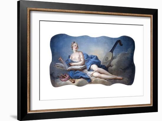 Personification of Music-Jean-Honor? Fragonard-Framed Giclee Print