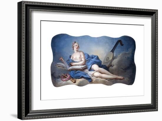 Personification of Music-Jean-Honor? Fragonard-Framed Giclee Print