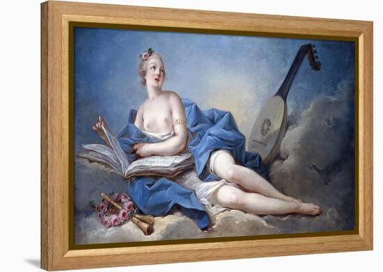 Personification of Music-Jean-Honoré Fragonard-Framed Premier Image Canvas