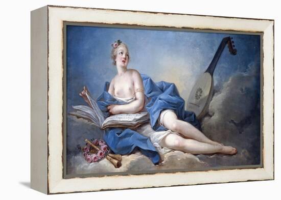 Personification of Music-Jean-Honoré Fragonard-Framed Premier Image Canvas