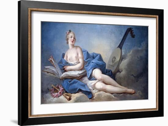 Personification of Music-Jean-Honoré Fragonard-Framed Giclee Print