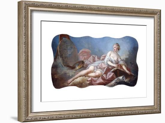 Personification of Painting-Jean-Honor? Fragonard-Framed Giclee Print