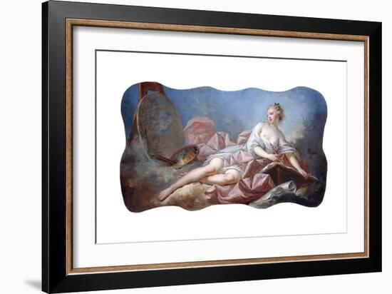 Personification of Painting-Jean-Honor? Fragonard-Framed Giclee Print