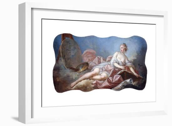 Personification of Painting-Jean-Honor? Fragonard-Framed Giclee Print