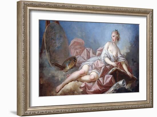 Personification of Painting-Jean-Honoré Fragonard-Framed Giclee Print