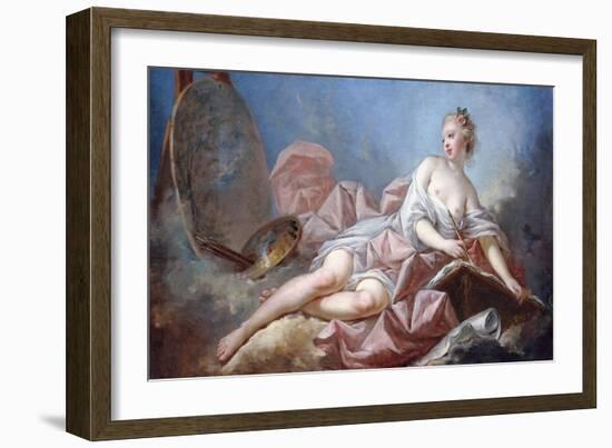 Personification of Painting-Jean-Honoré Fragonard-Framed Giclee Print