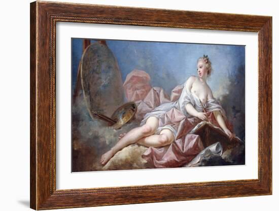 Personification of Painting-Jean-Honoré Fragonard-Framed Giclee Print