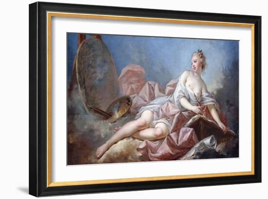 Personification of Painting-Jean-Honoré Fragonard-Framed Giclee Print