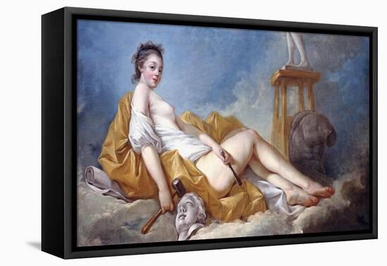 Personification of Sculpture-Jean-Honoré Fragonard-Framed Premier Image Canvas