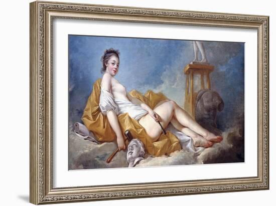 Personification of Sculpture-Jean-Honoré Fragonard-Framed Giclee Print