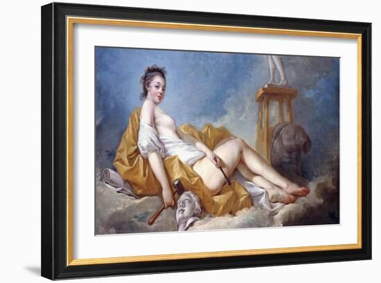 Personification of Sculpture-Jean-Honoré Fragonard-Framed Giclee Print