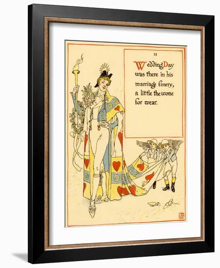 Personification Of The Wedding Day-Walter Crane-Framed Art Print