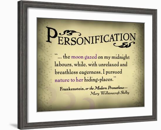 Personification-null-Framed Art Print