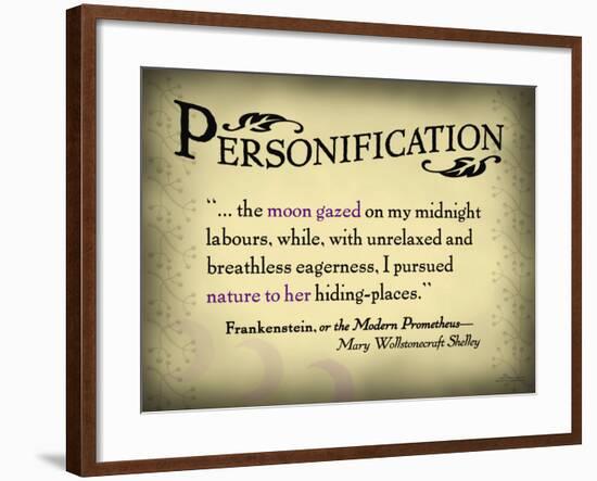 Personification-null-Framed Art Print