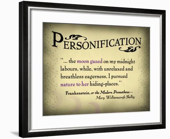 Personification-null-Framed Art Print
