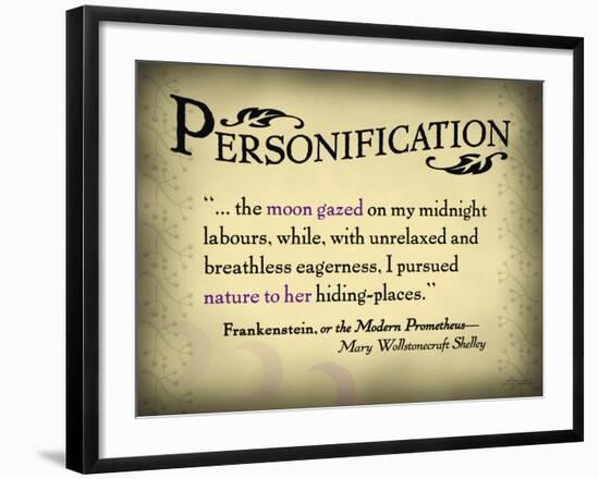 Personification-null-Framed Art Print