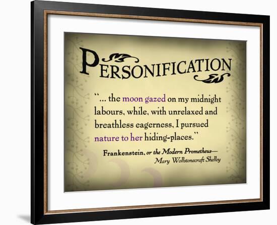 Personification-null-Framed Art Print