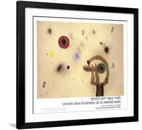 Personnage Devant le Soleil-Joan Miro-Framed Art Print