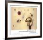 Personnage Devant le Soleil-Joan Miro-Framed Art Print