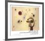 Personnage Devant le Soleil-Joan Miro-Framed Art Print