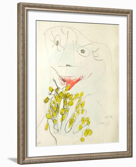 Personnage II-Paul Rebeyrolle-Framed Premium Edition