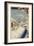 Personnage marchand sous la neige-Ando Hiroshige-Framed Giclee Print