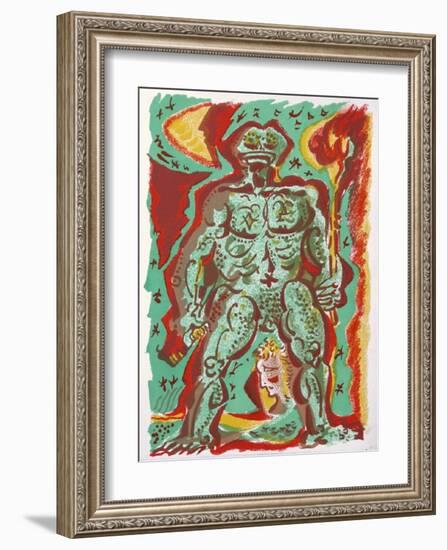 Personnage-André Masson-Framed Art Print