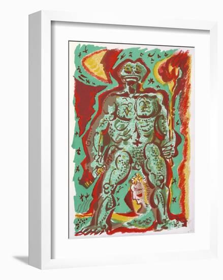 Personnage-André Masson-Framed Art Print