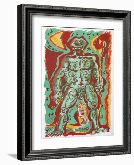 Personnage-André Masson-Framed Art Print