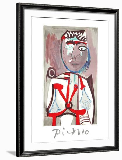 Personnage-Pablo Picasso-Framed Collectable Print