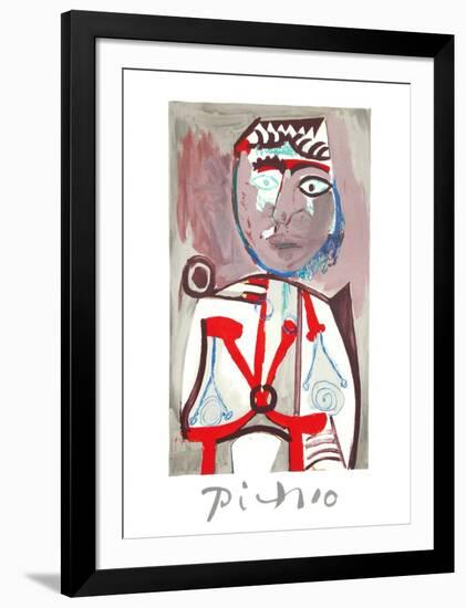 Personnage-Pablo Picasso-Framed Collectable Print