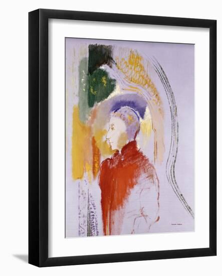 Personnage-Odilon Redon-Framed Giclee Print