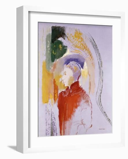 Personnage-Odilon Redon-Framed Giclee Print