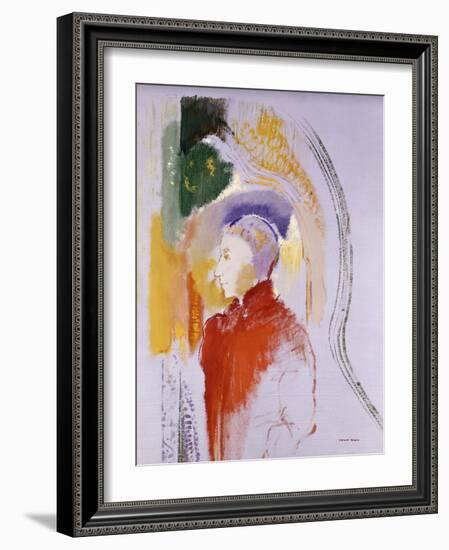Personnage-Odilon Redon-Framed Giclee Print