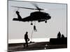 Personnel Fast-Rope out of an SH-60F Seahawk Helicopter-Stocktrek Images-Mounted Photographic Print