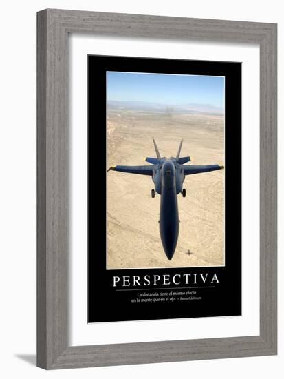 Perspectiva. Cita Inspiradora Y Póster Motivacional-null-Framed Photographic Print