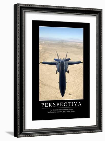 Perspectiva. Cita Inspiradora Y Póster Motivacional-null-Framed Photographic Print