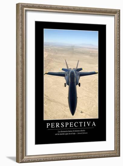 Perspectiva. Cita Inspiradora Y Póster Motivacional-null-Framed Photographic Print