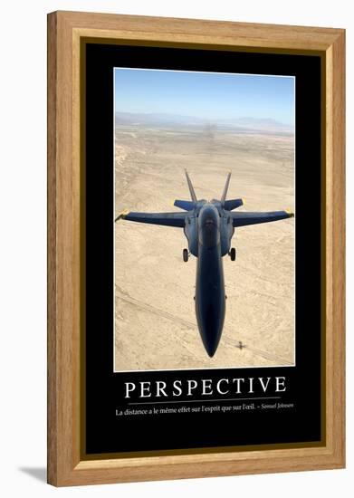 Perspective: Citation Et Affiche D'Inspiration Et Motivation-null-Framed Premier Image Canvas