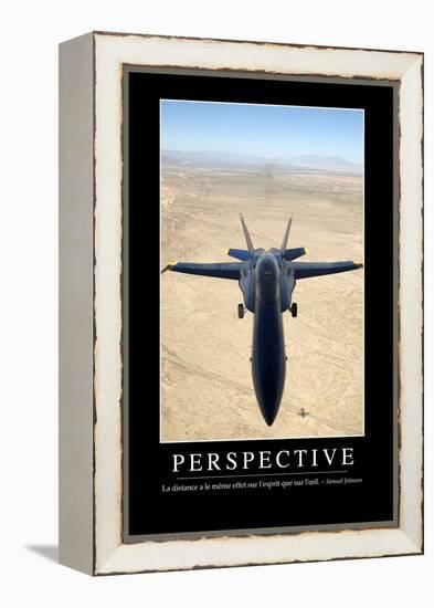 Perspective: Citation Et Affiche D'Inspiration Et Motivation-null-Framed Premier Image Canvas